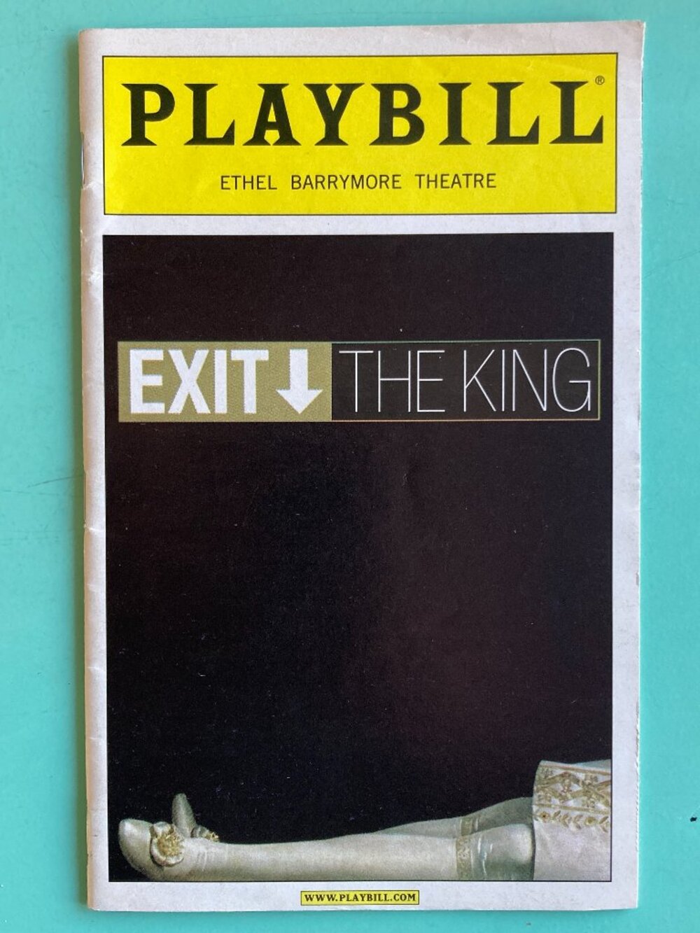 Exit the King Color Playbill Geoffrey Rush Andrea Martin Susan Sarandon Ionesco